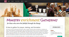 Desktop Screenshot of ministryenrichmentgathering.org